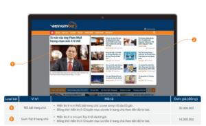 Báo giá booking PR trên Vietnambiz – Thông tin Traffic chi tiết